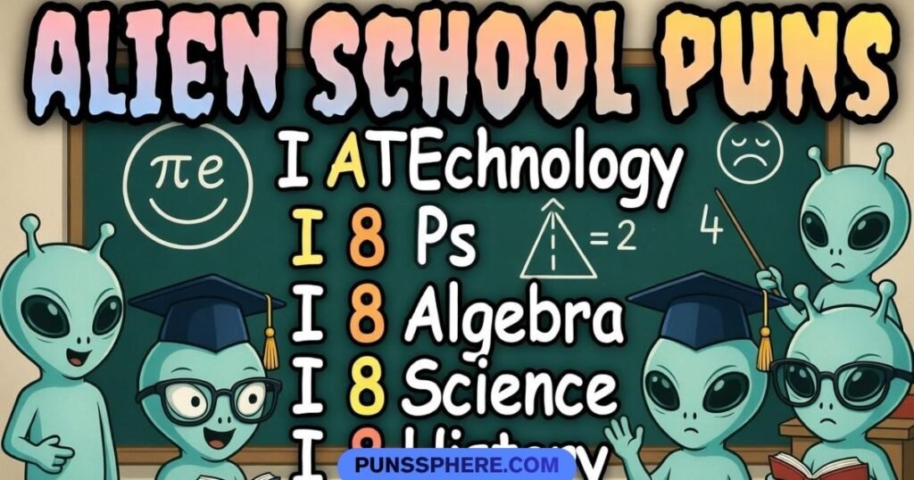 Alien School Puns