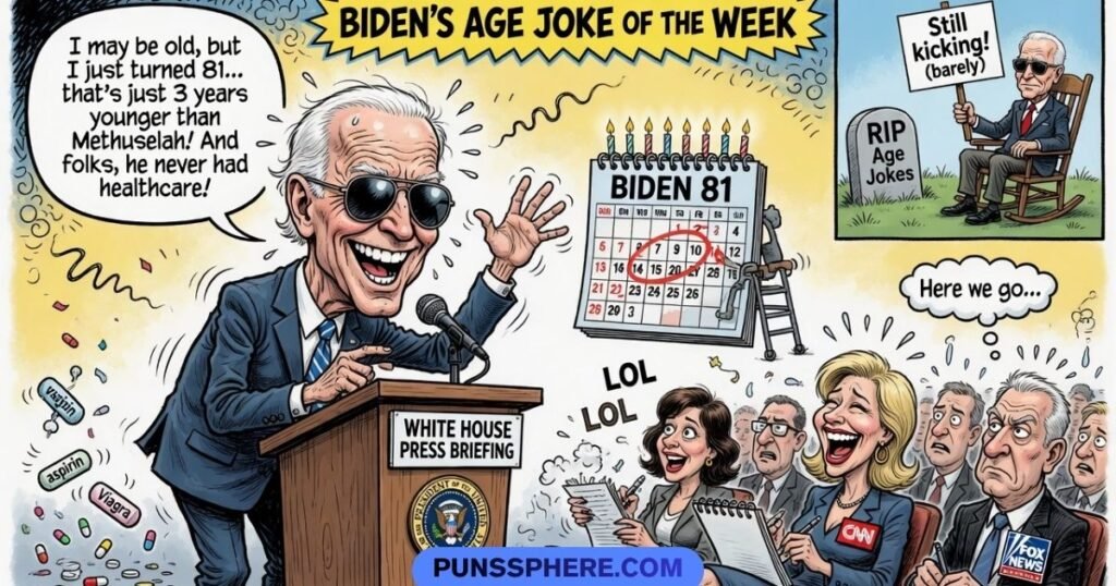 Biden Jokes About His Age