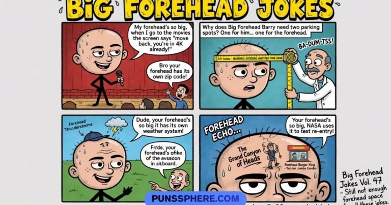Big Forehead Jokes
