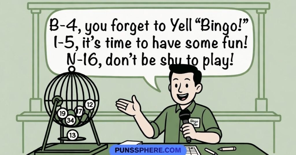 Bingo Puns For Callers To Keep The Crowd Going
