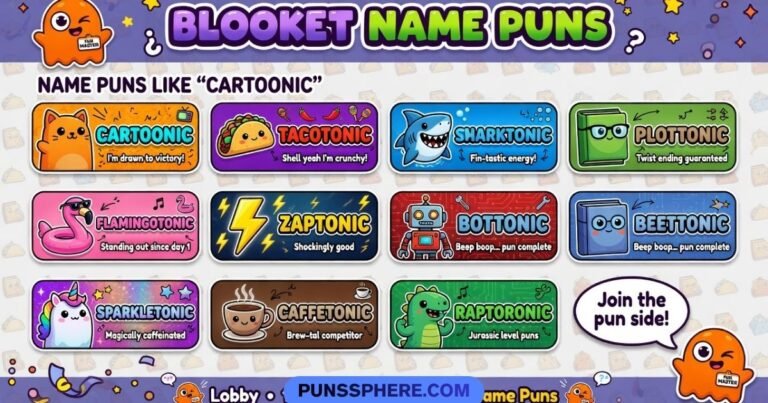 Blooket Name Puns