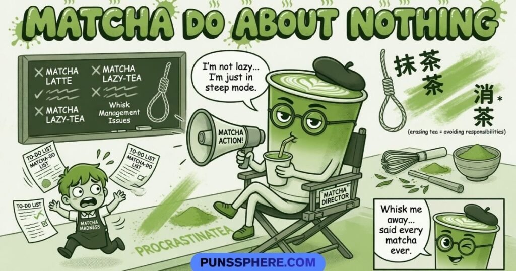 Clever Wordplay with Matcha