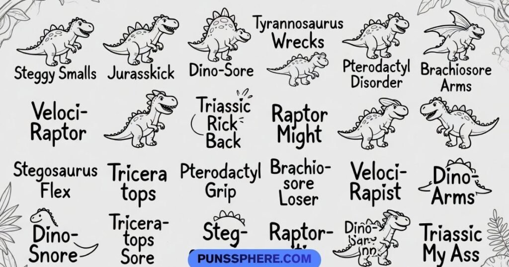 Dinosaur Puns Names