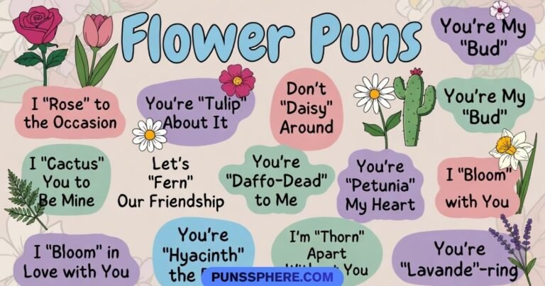 Flower Puns