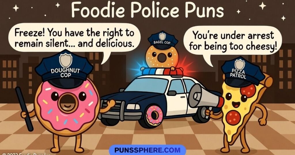 Foodie Police Puns