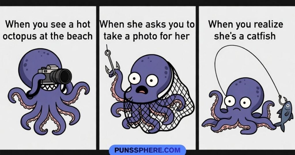Funny Octopus Scenarios