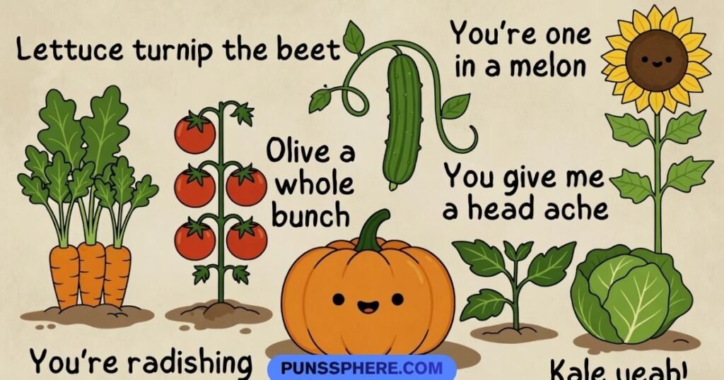 Garden & Nature Veggie Puns