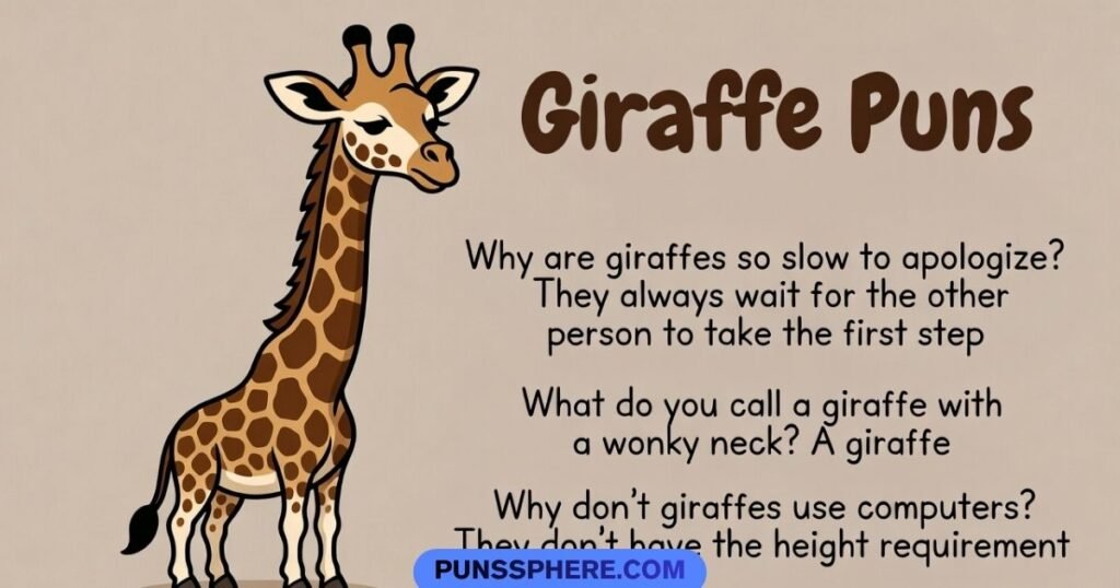 Giraffe Puns