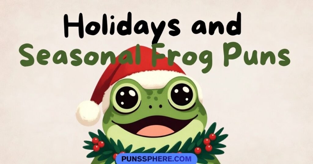 Holidays and Seasonal Frog Puns
