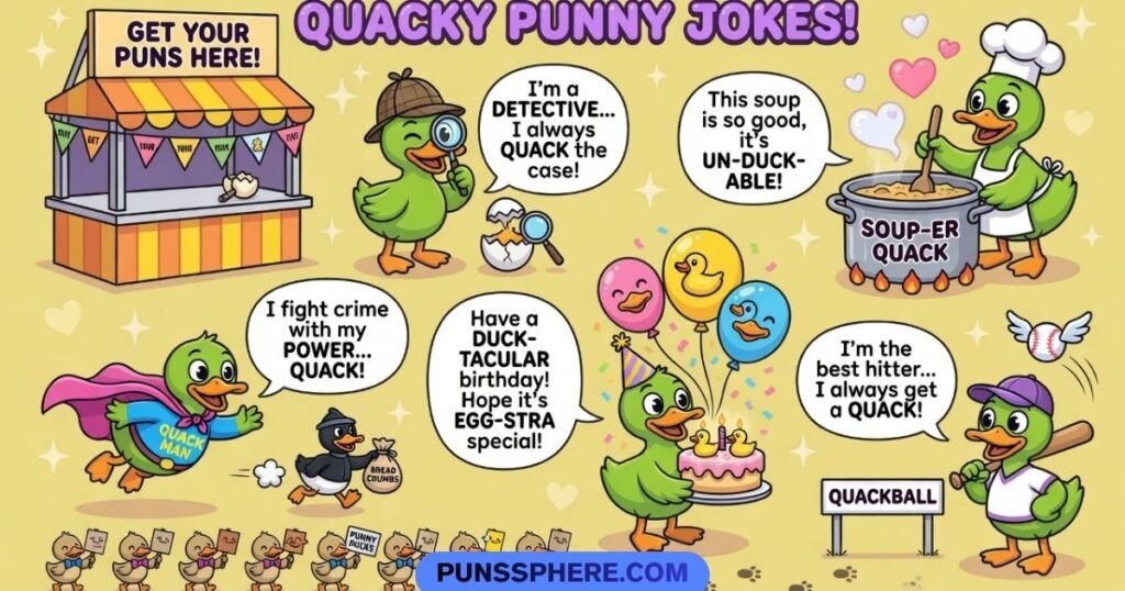 Kid-Friendly Duck Puns
