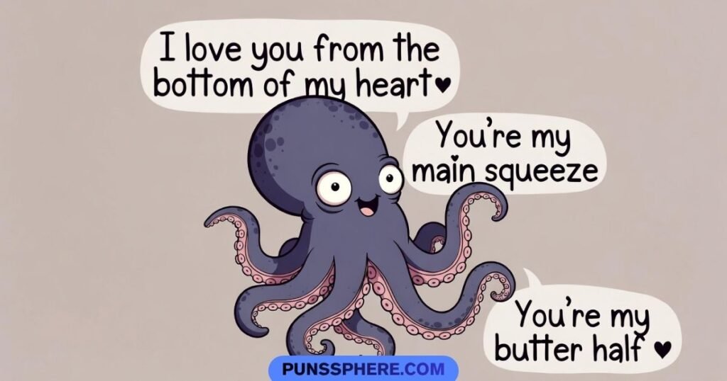 Octopus Love Puns