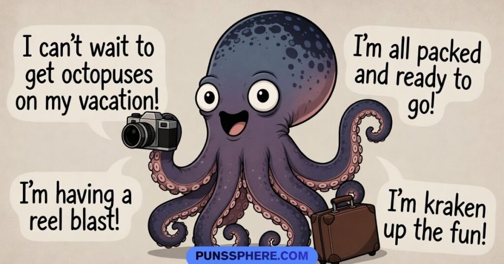Octopus Travel Puns