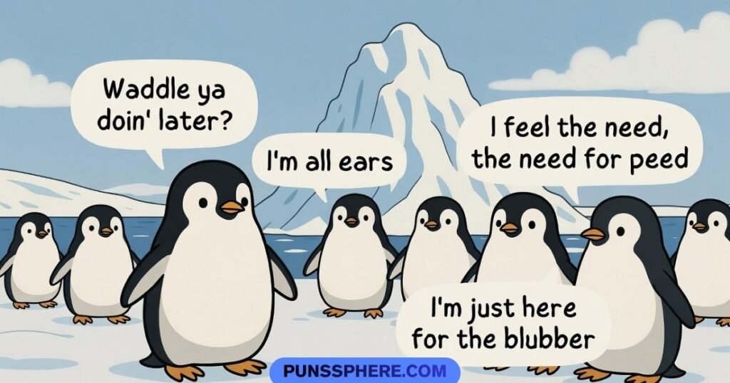 Penguin Friendship Puns