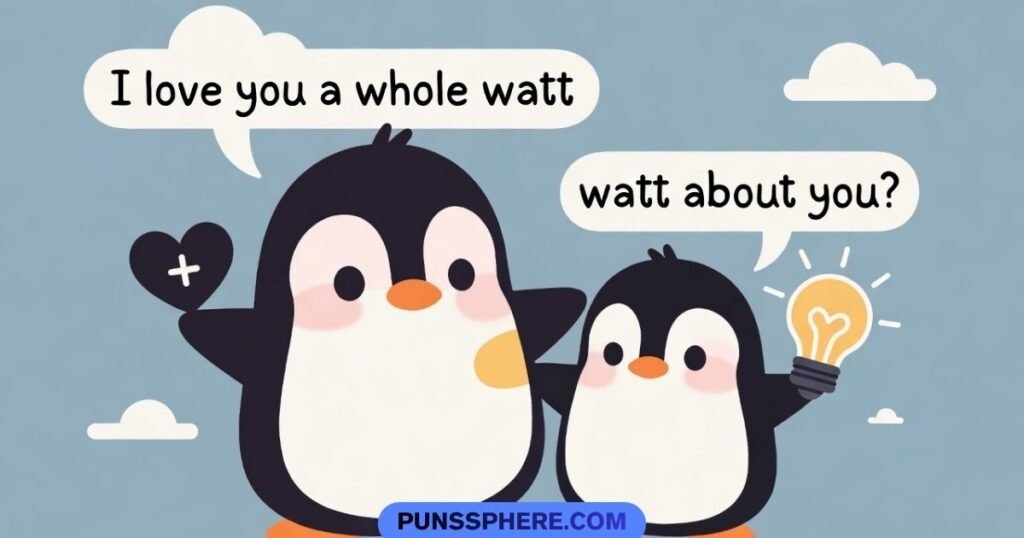 Penguin Love Puns