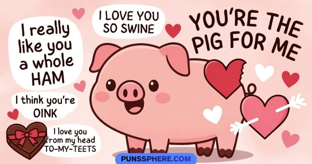Pig Love Puns