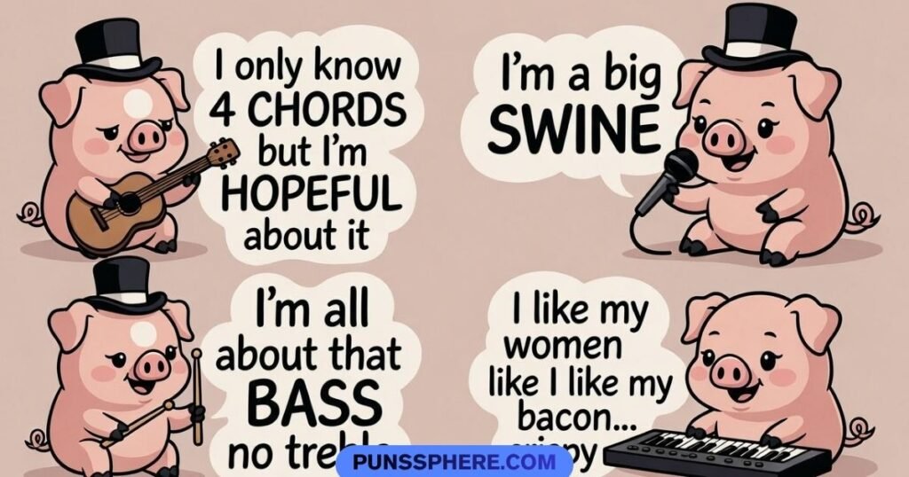 Pig Music Puns