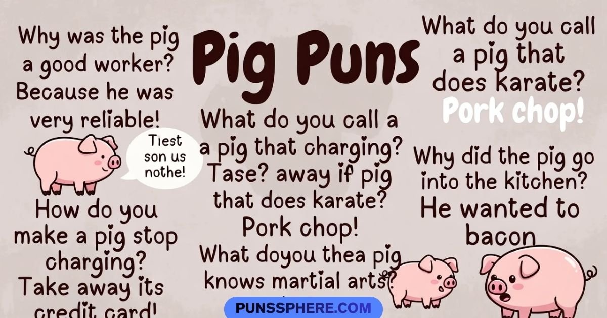 Pig Puns