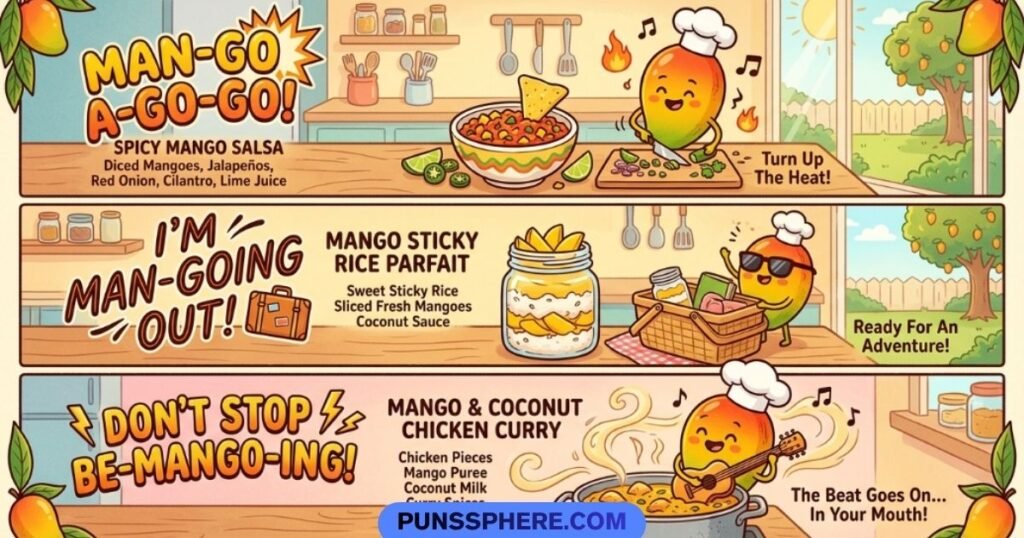 Punny Recipes with Mango