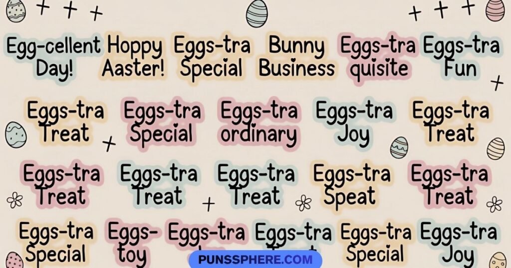 Short & Sweet Easter Puns