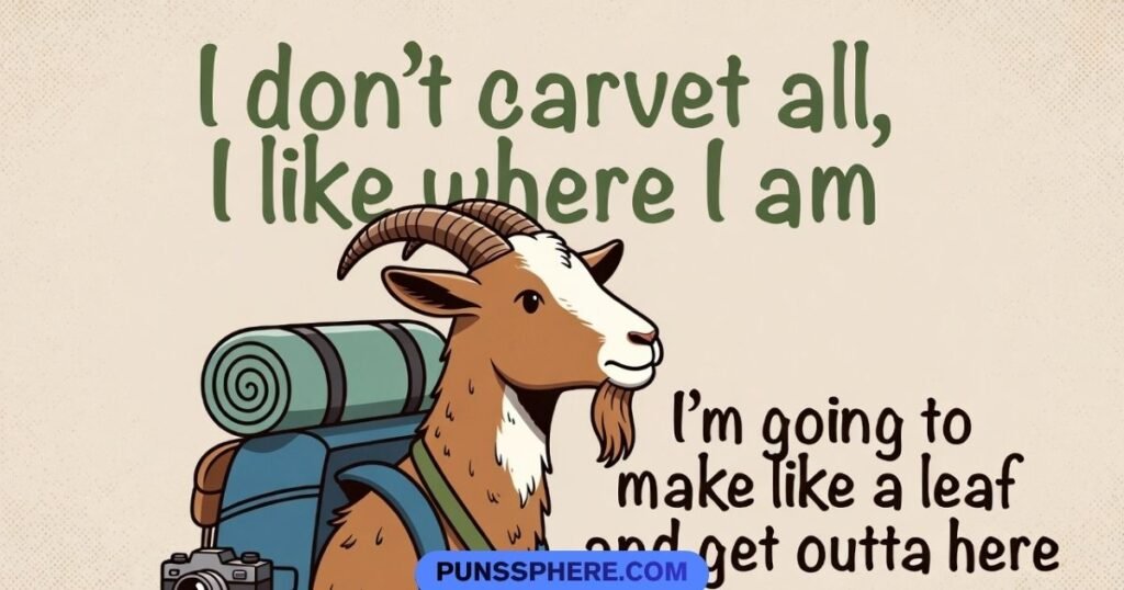 Travel & Adventure Goat Puns