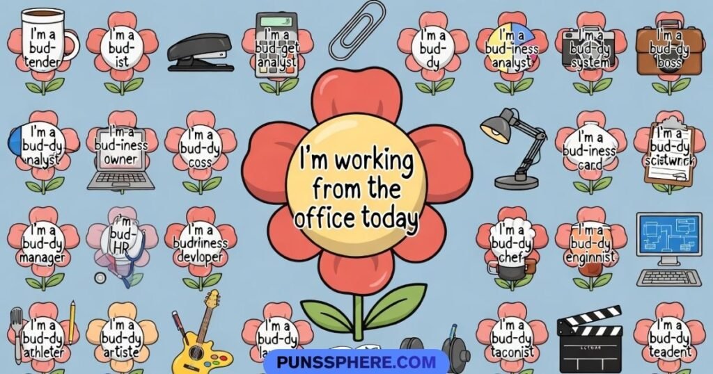 Work & Office Flower Puns